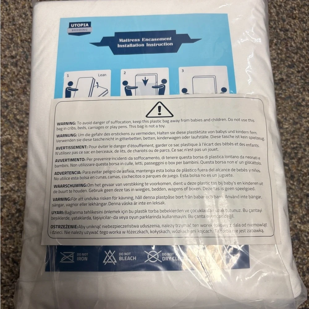 Waterproof Mattress Encasement - King Size